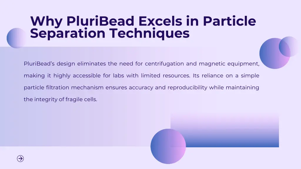 why pluribead excels in particle separation