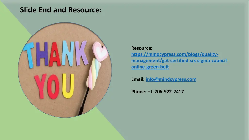 slide end and resource