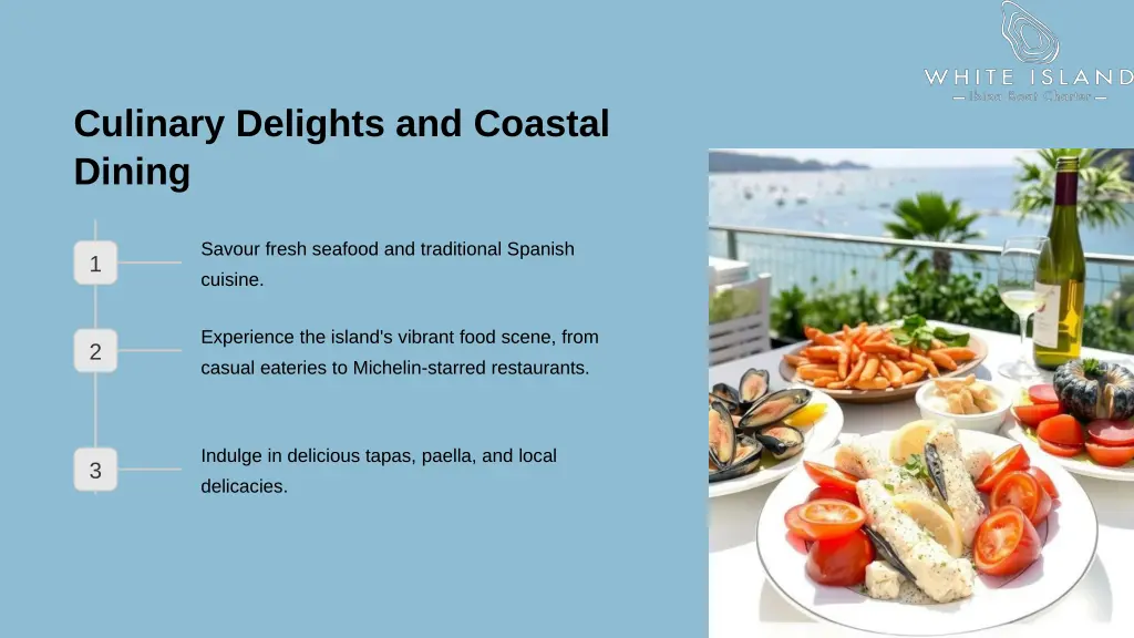 culinary delights and coastal dining