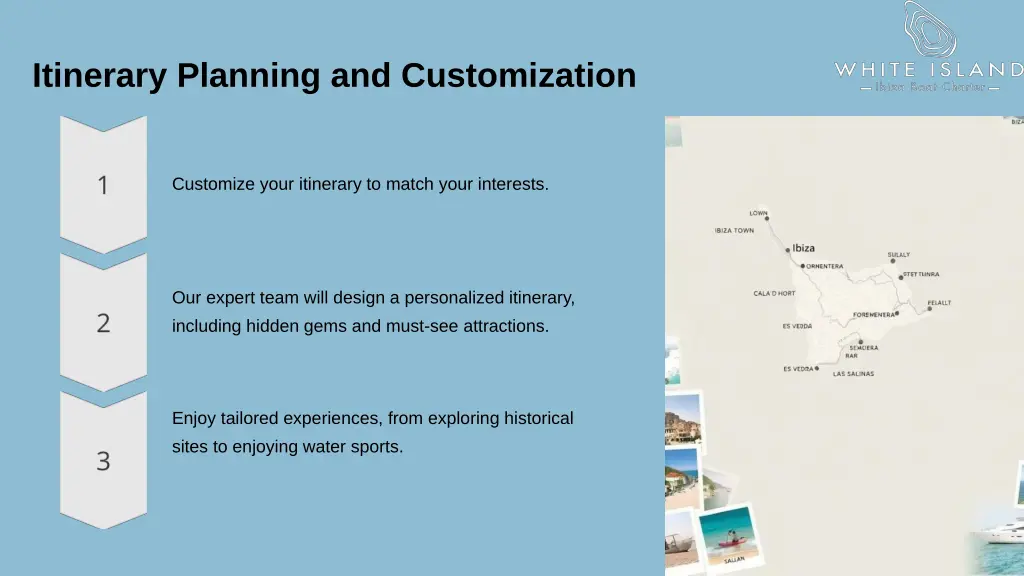 itinerary planning and customization