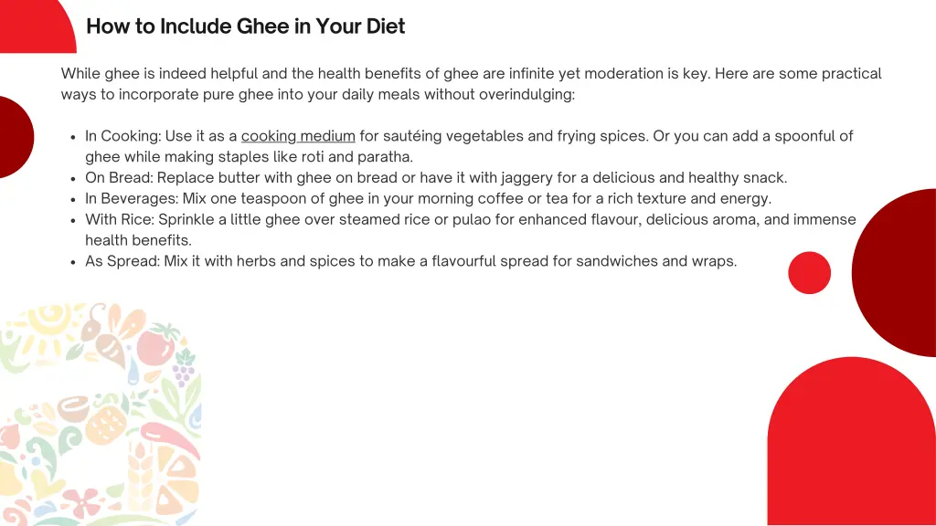 how to include ghee in your diet