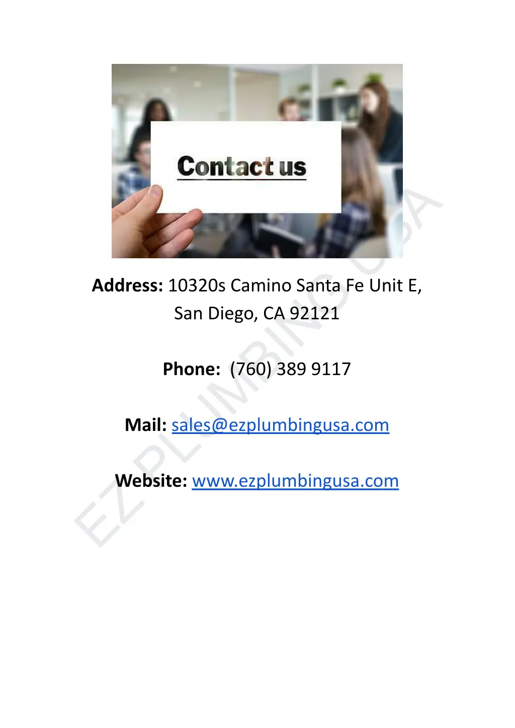 ez plumbing usa 1
