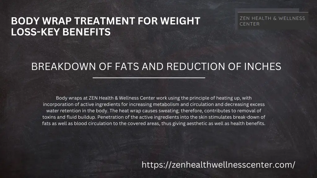 body wrap treatment for weight loss key benefits