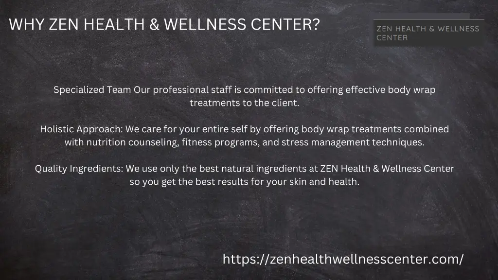 why zen health wellness center