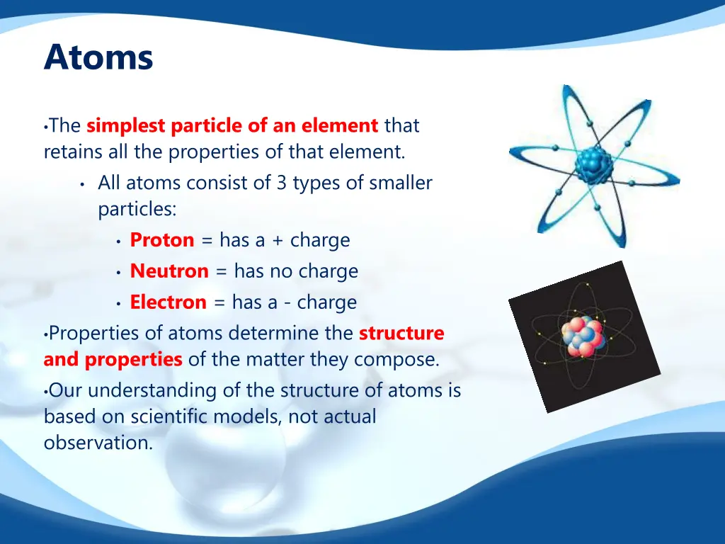 atoms