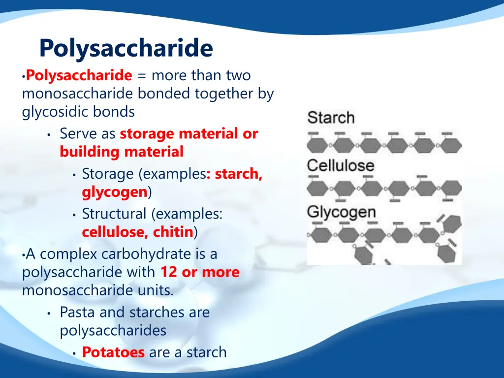 polysaccharide polysaccharide more than