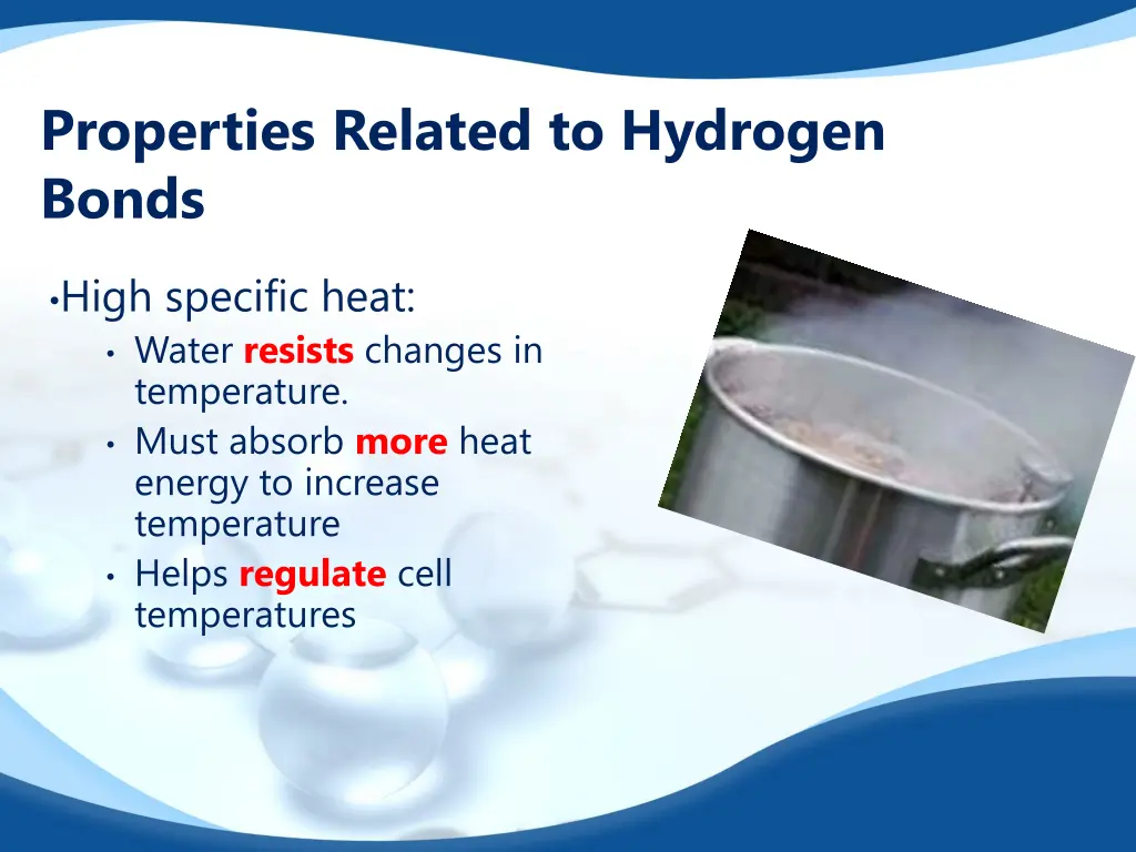 properties related to hydrogen bonds