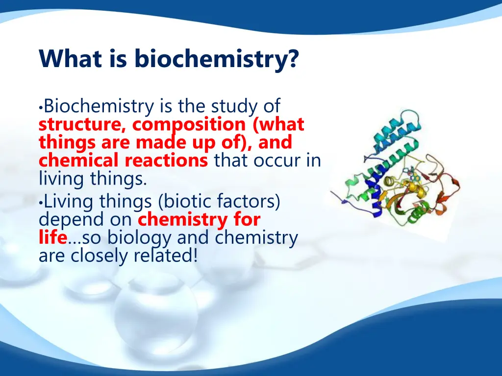 what is biochemistry