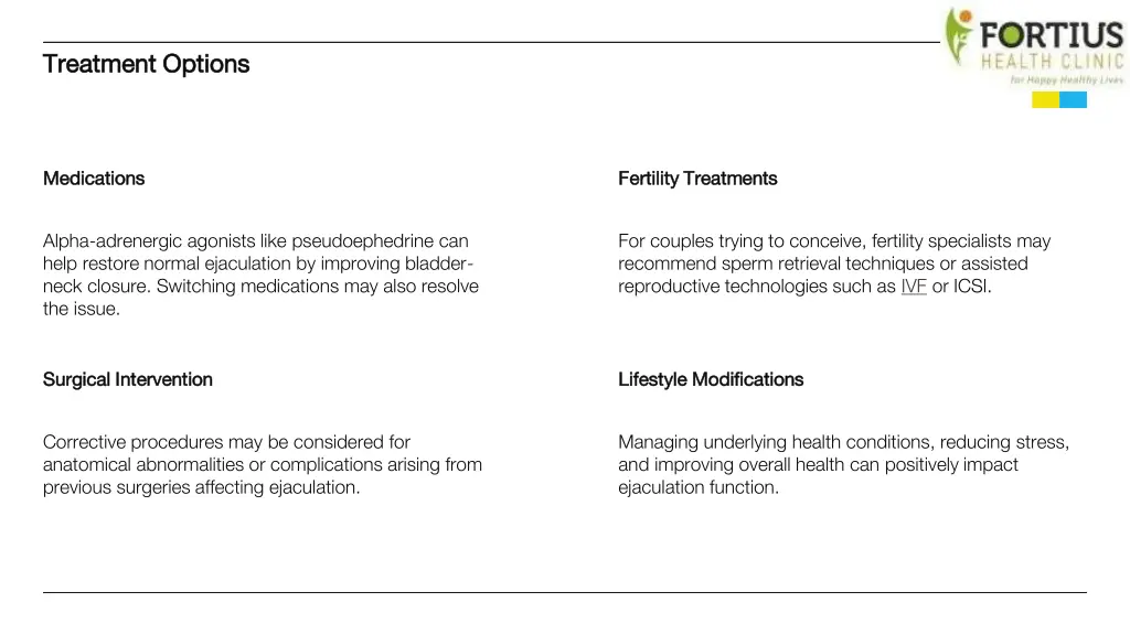 treatment options treatment options
