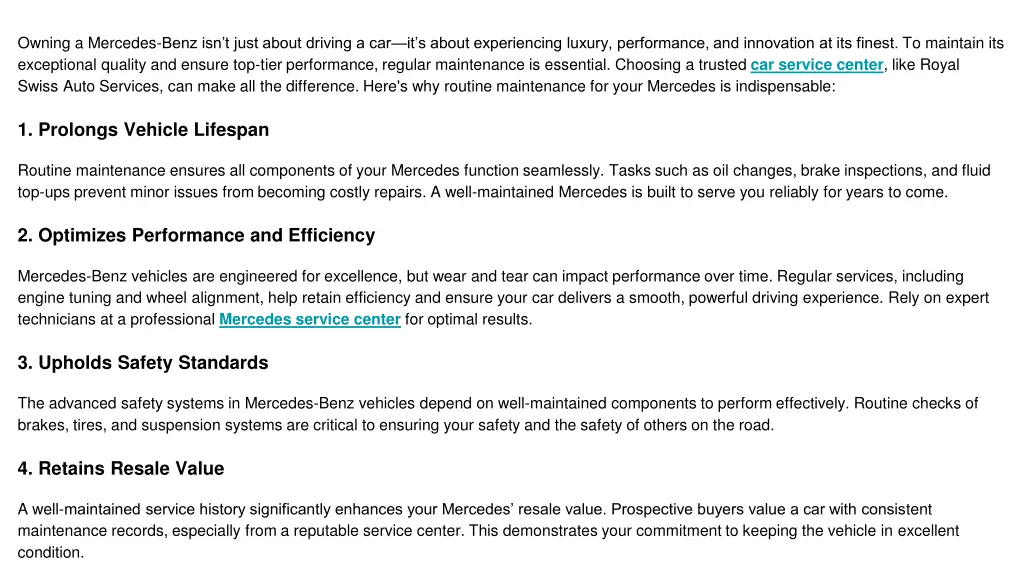 owning a mercedes benz isn t just about driving