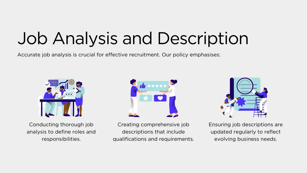 job analysis and description