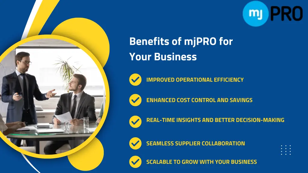 benefits of mjpro for your business