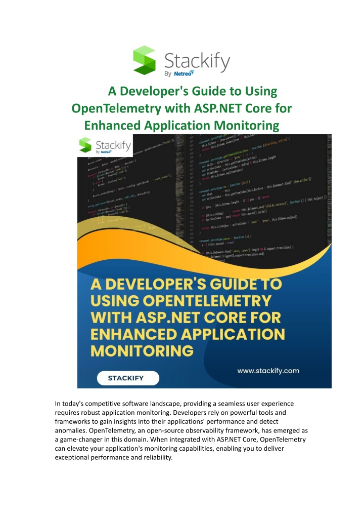 a developer s guide to using opentelemetry with