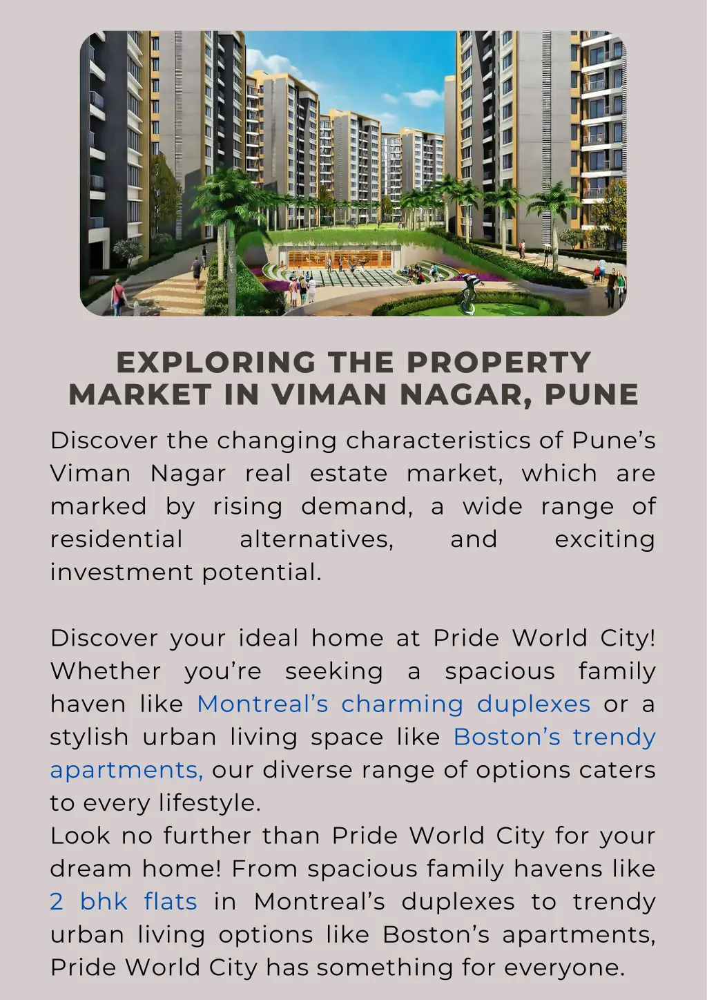 exploring the property market in viman nagar pune