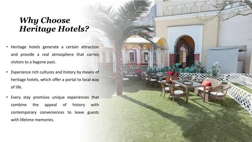 why choose heritage hotels