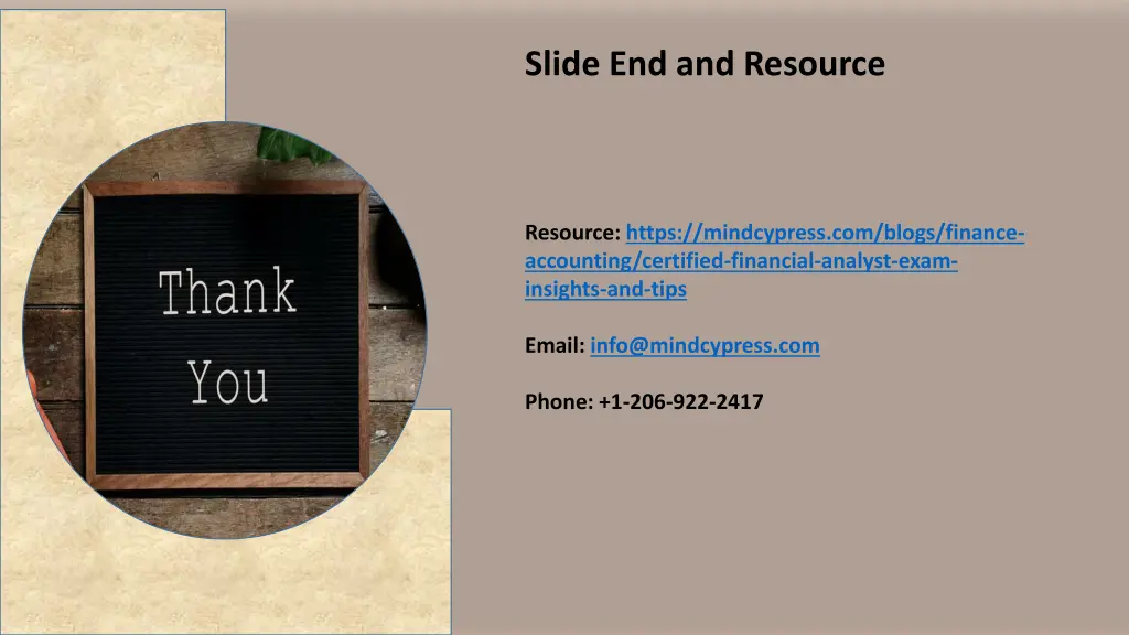 slide end and resource