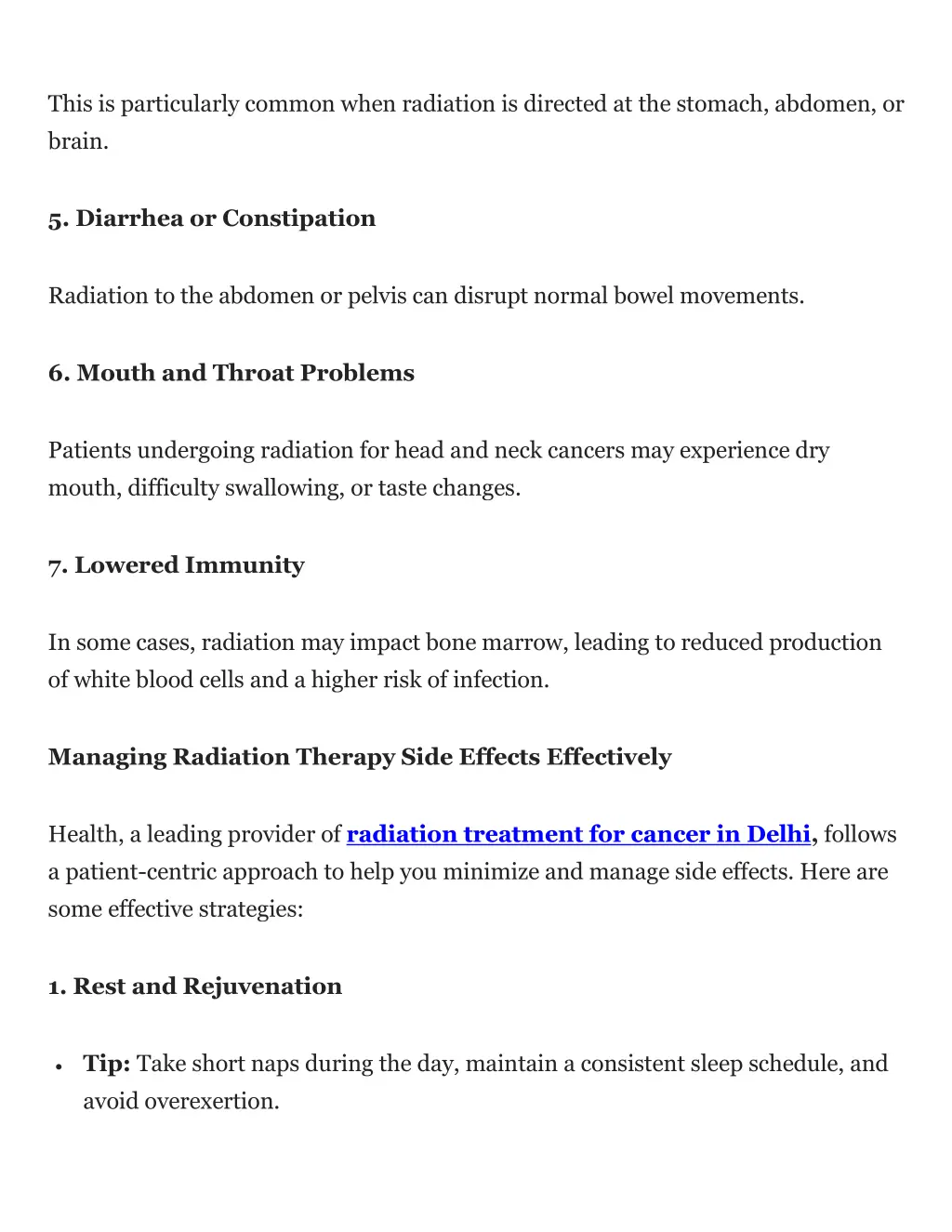 this is particularly common when radiation