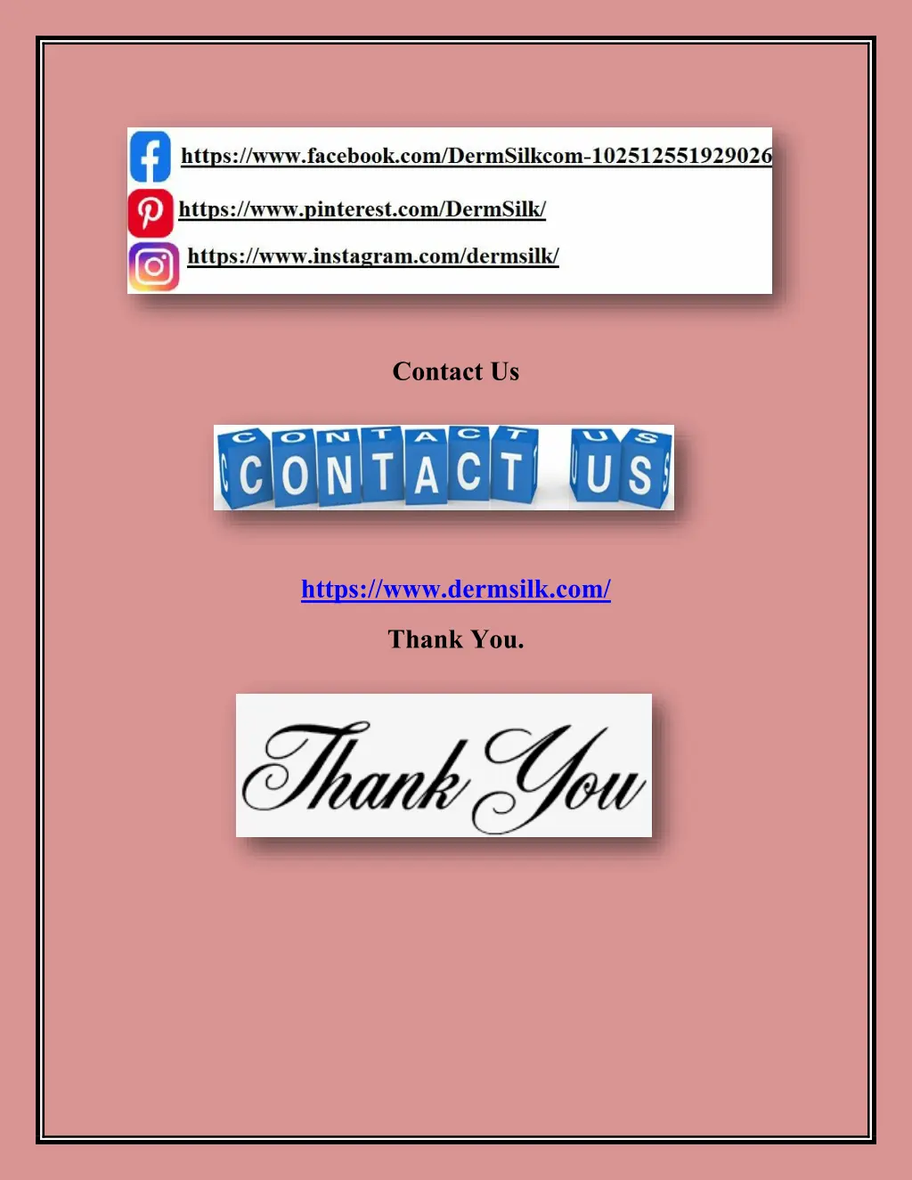 contact us