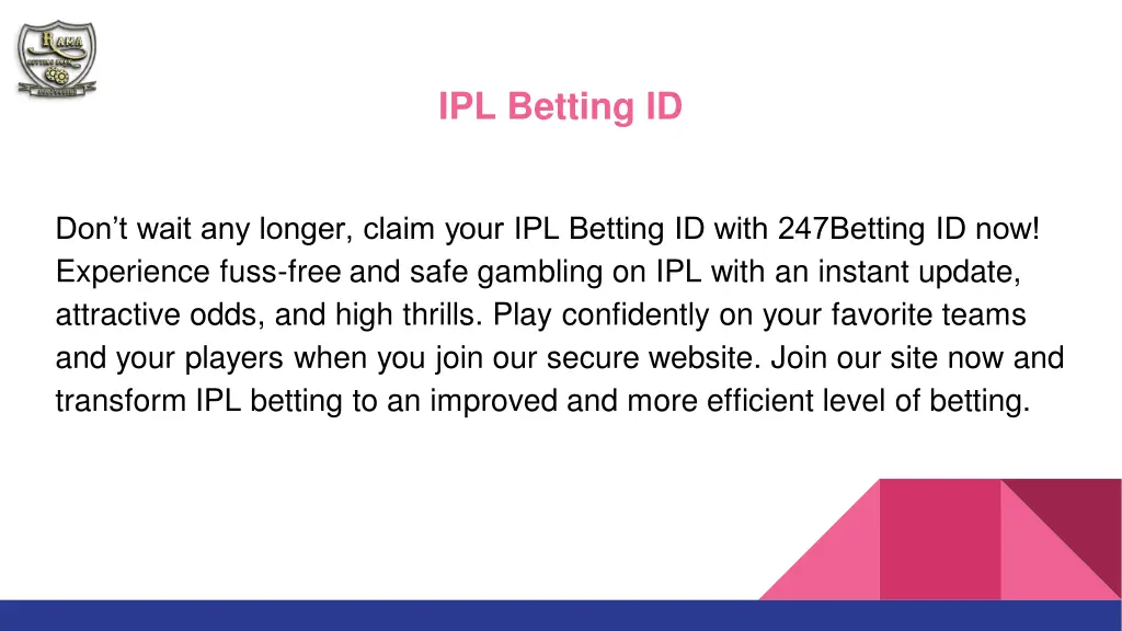 ipl betting id