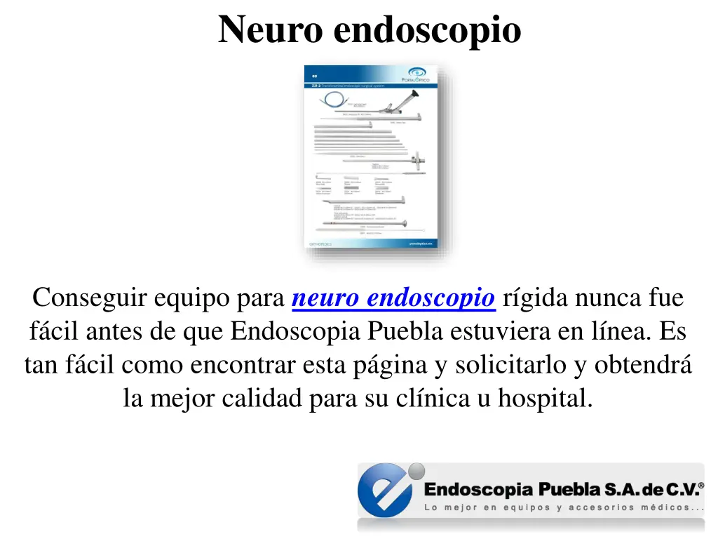 neuro endoscopio