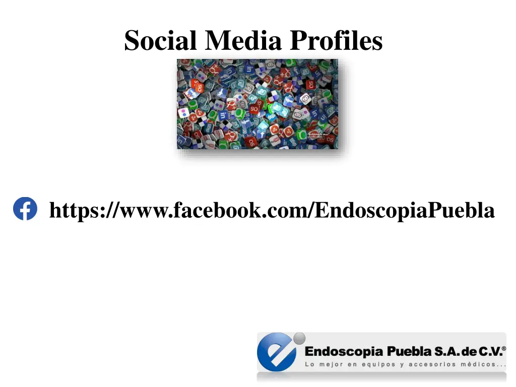 social media profiles