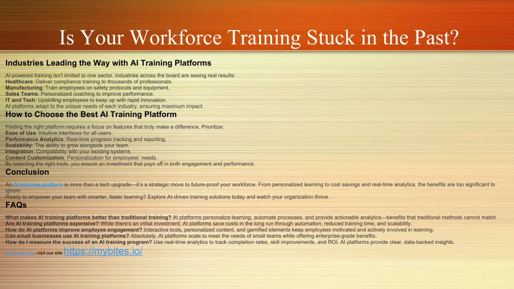 is your workforce training stuck in the past 2