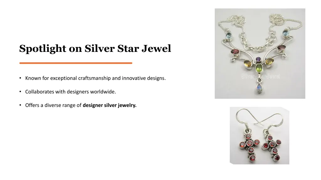 spotlight on silver star jewel