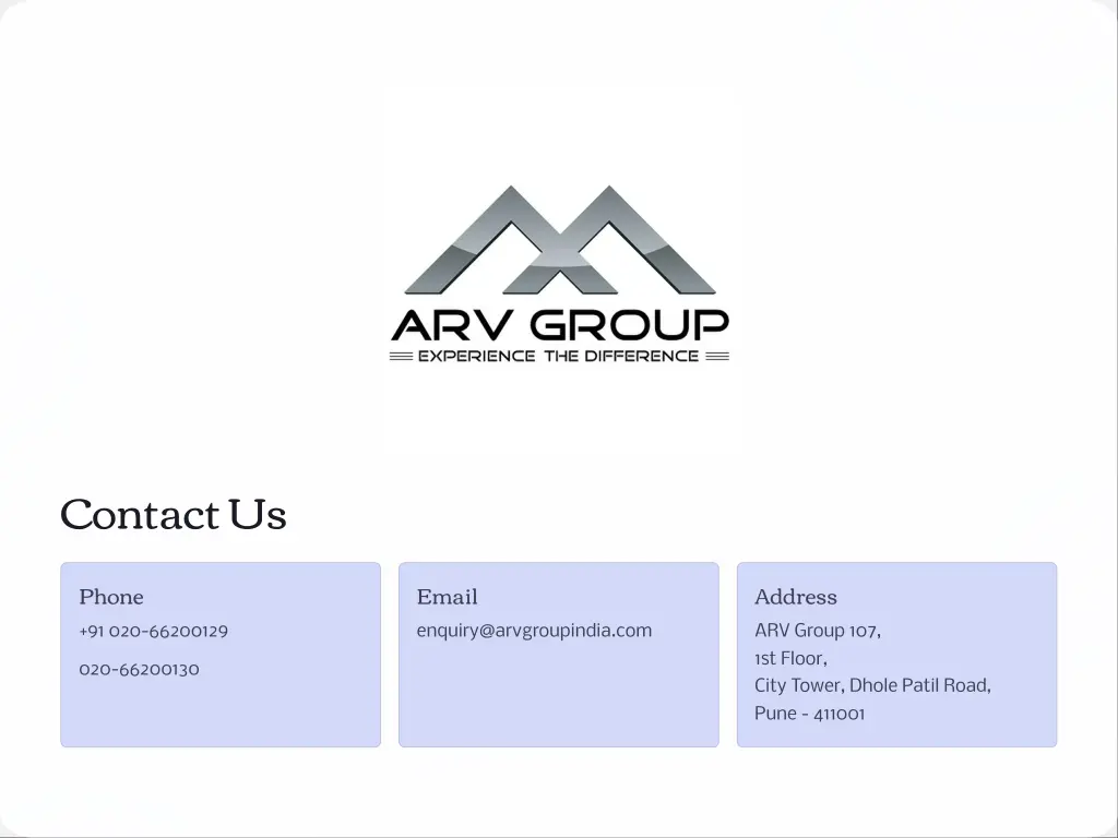 contact us