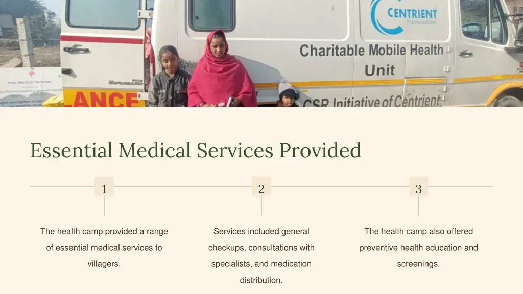 essential medical services provided