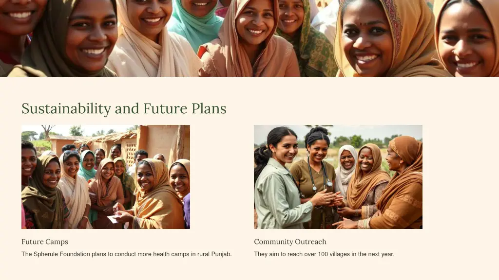 sustainability and future plans
