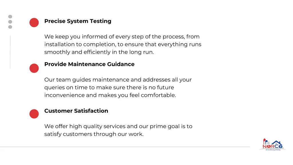 precise system testing