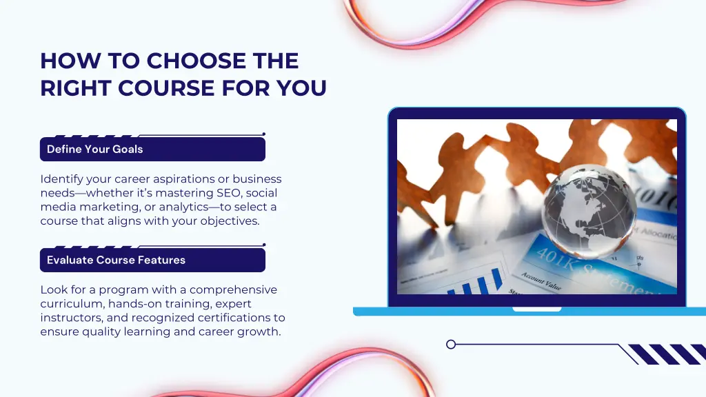 how to choose the right course for you
