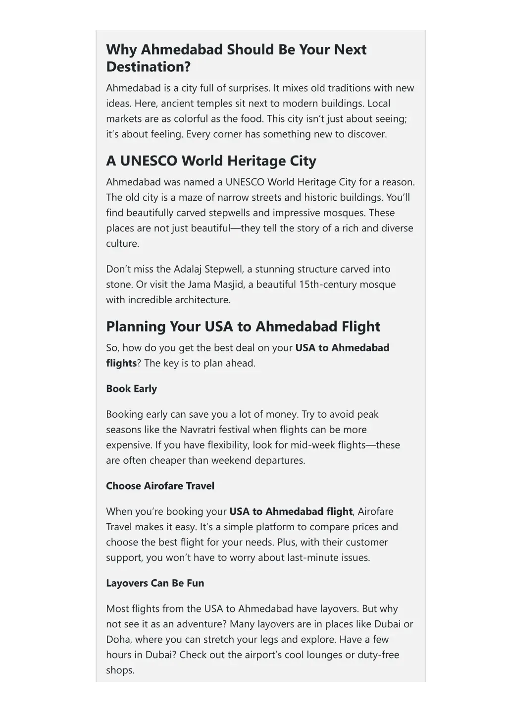 why ahmedabad should be your next destination