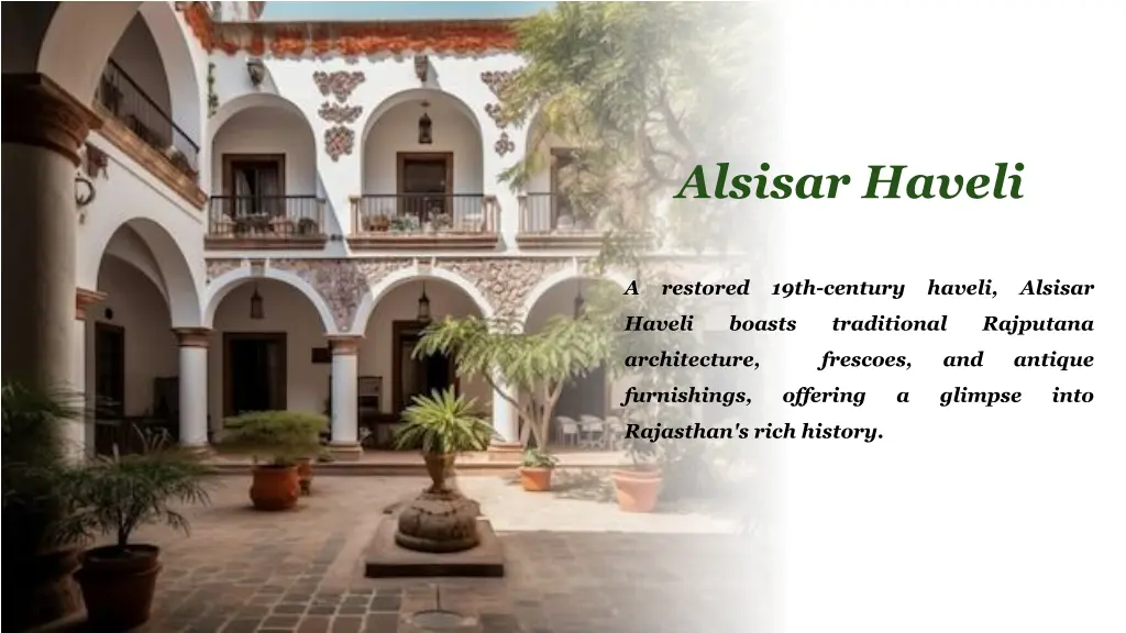 alsisar haveli