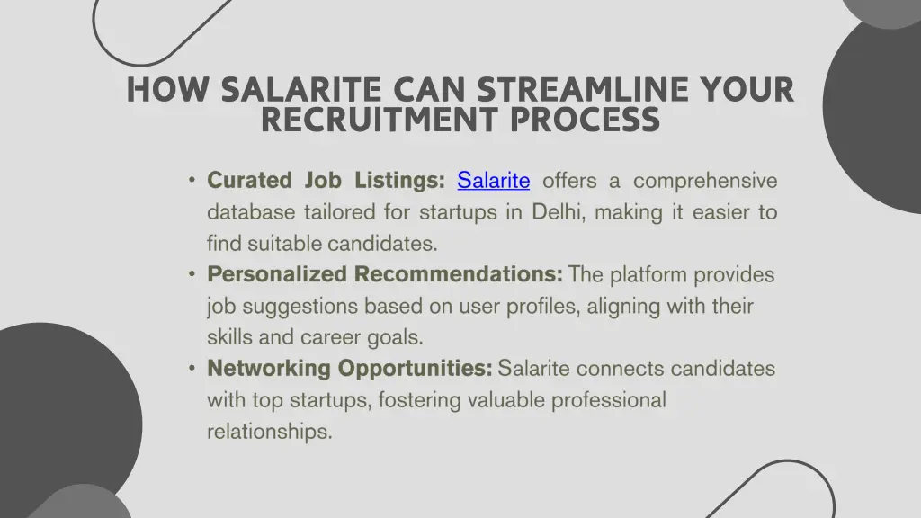 how salarite can streamline your recruitment