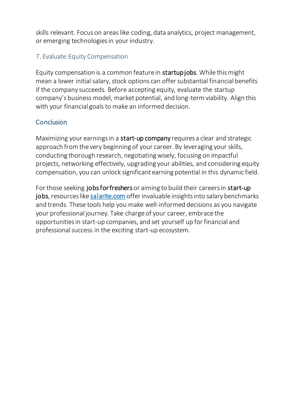 skills relevant focus on areas like coding data