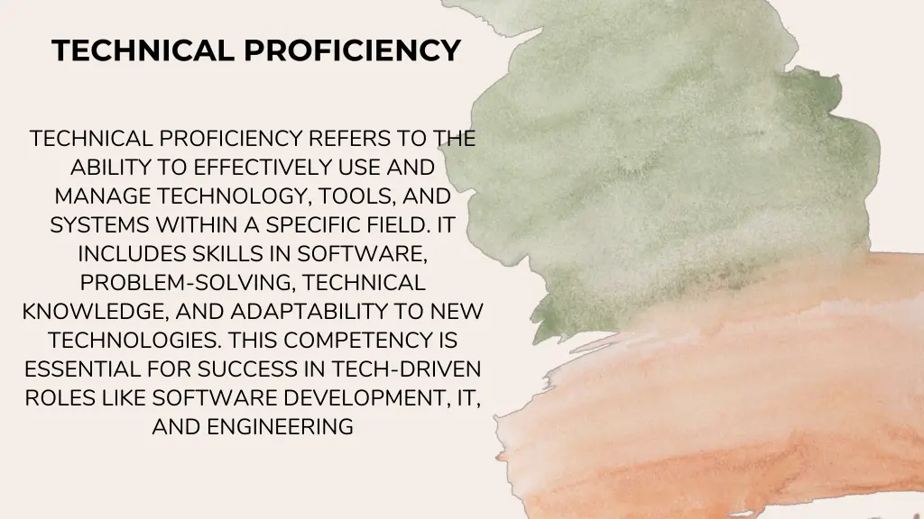technical proficiency