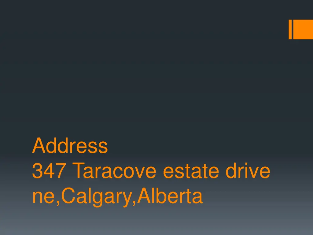 address 347 taracove estate drive ne calgary