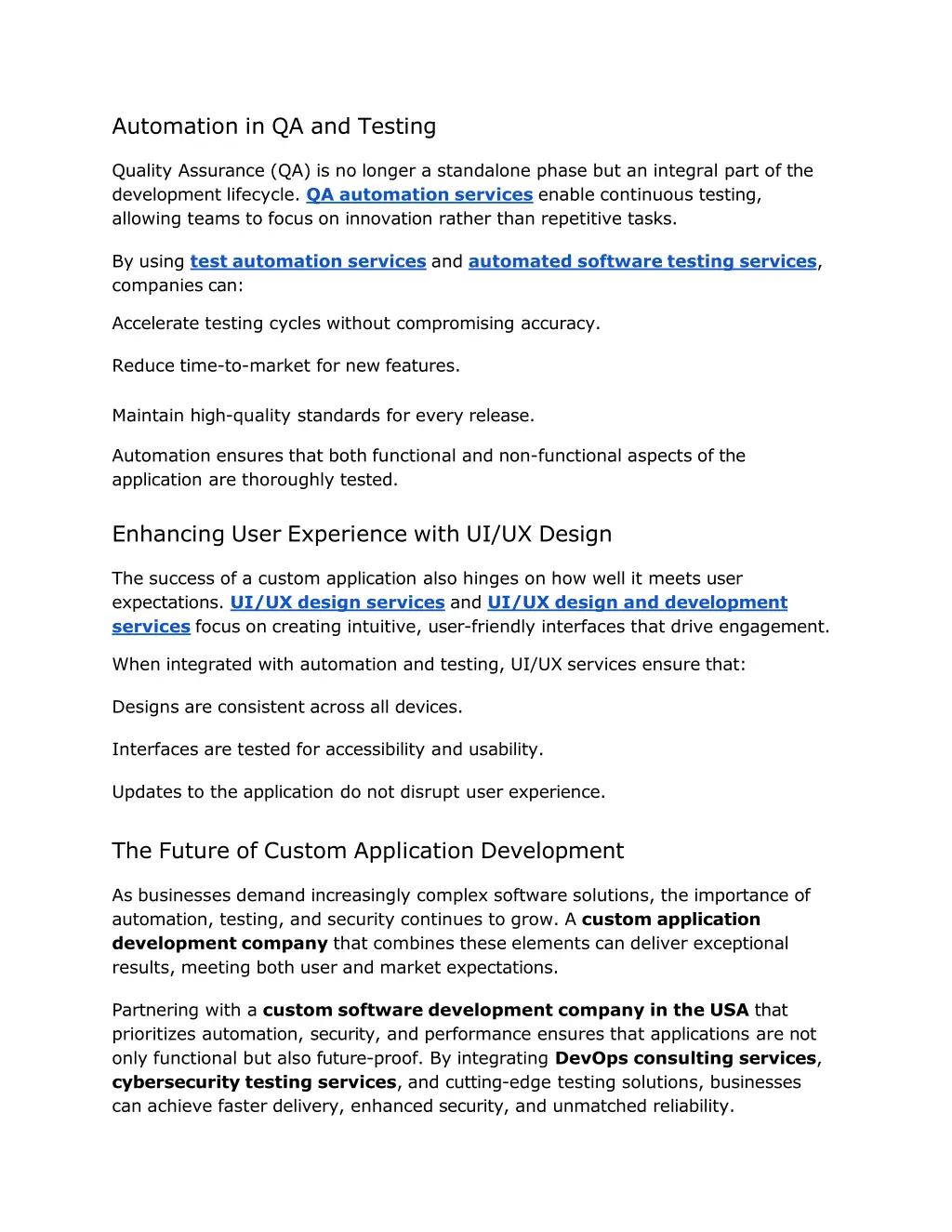 automation in qa and testing