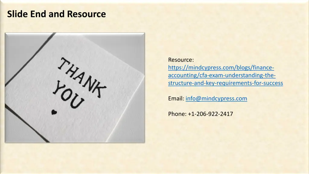 slide end and resource