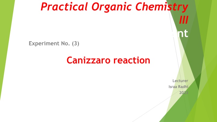 practical organic chemistry