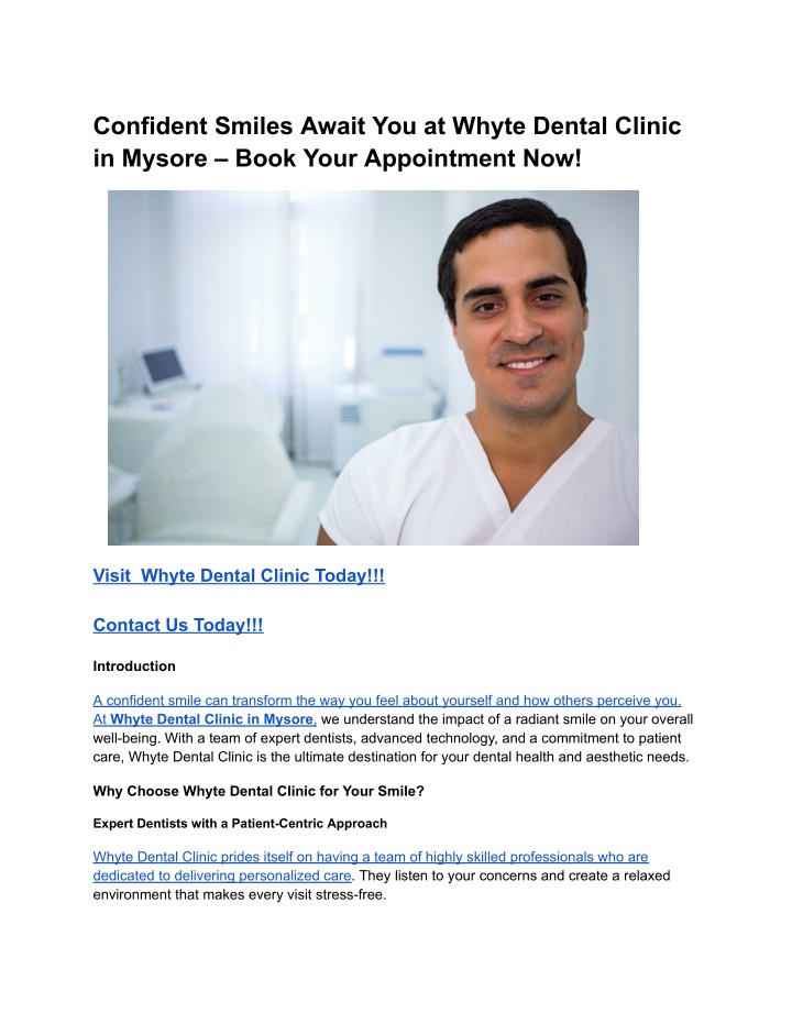 confident smiles await you at whyte dental clinic