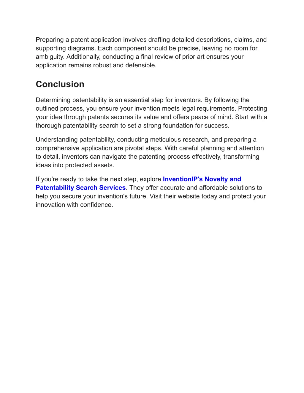preparing a patent application involves drafting