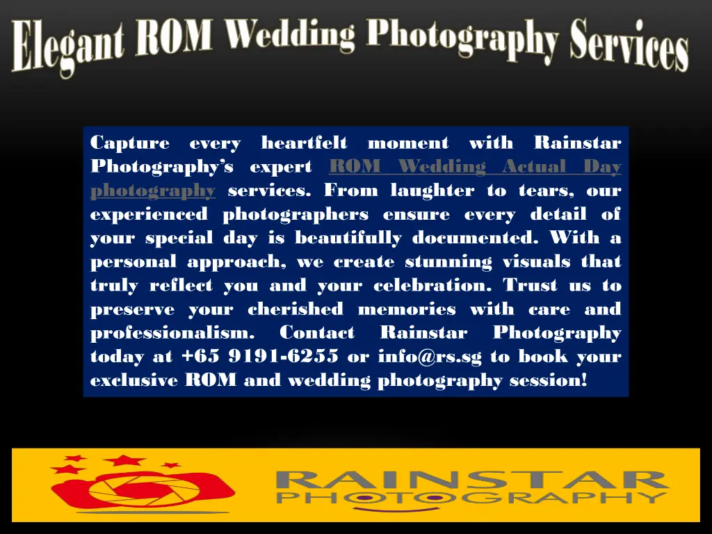 elegant rom wedding photography services elegant 3