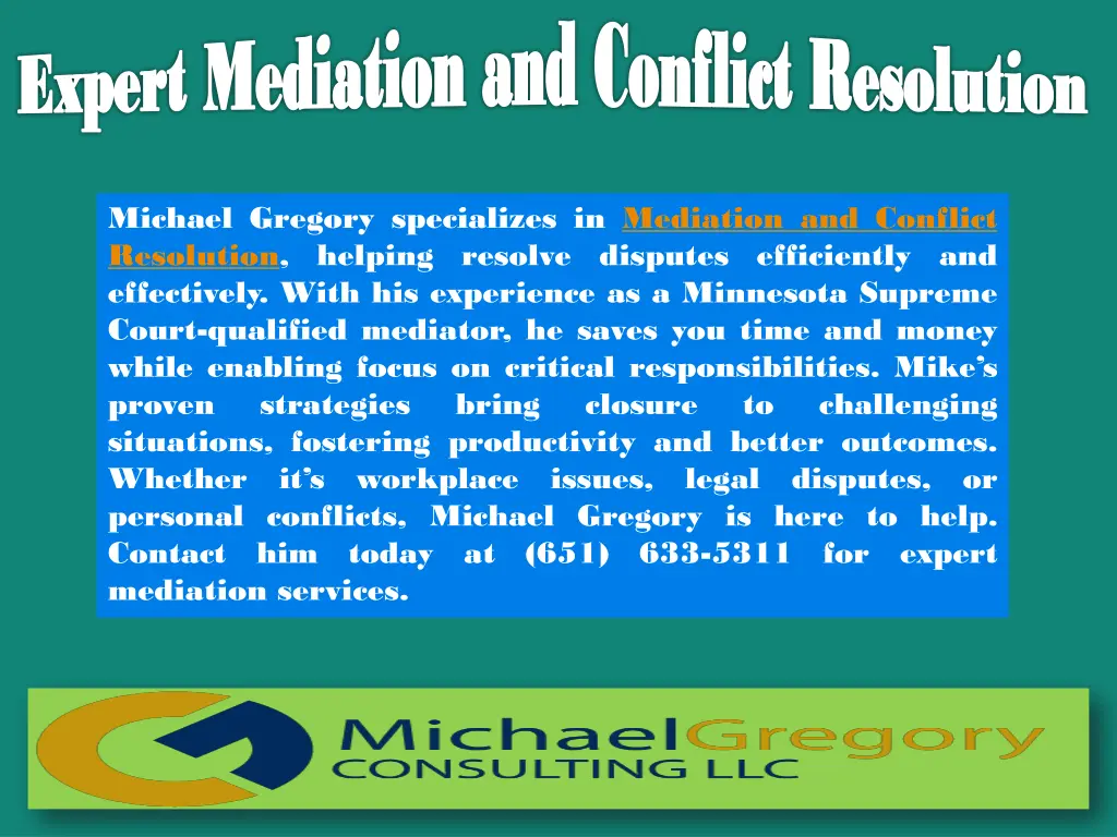 expert mediation and conflict resolution 3