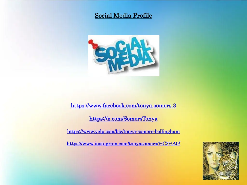 social media profile social media profile