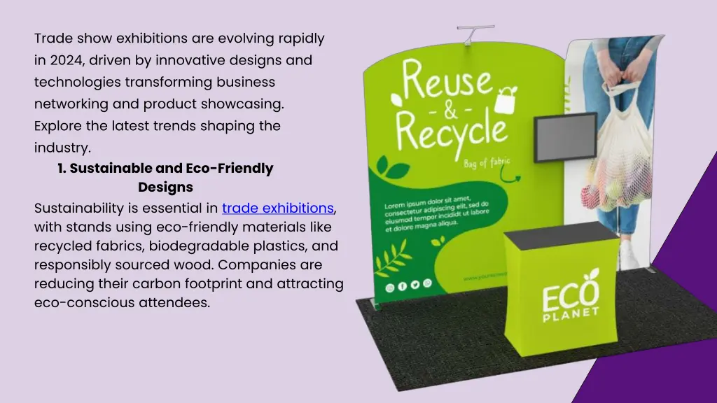 trade show exhibitions are evolving rapidly