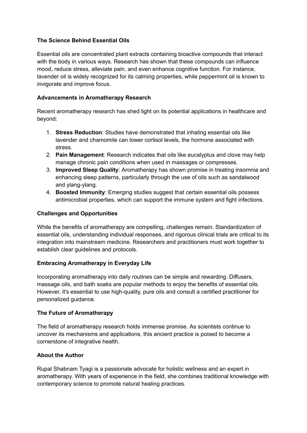the science behind essential oils