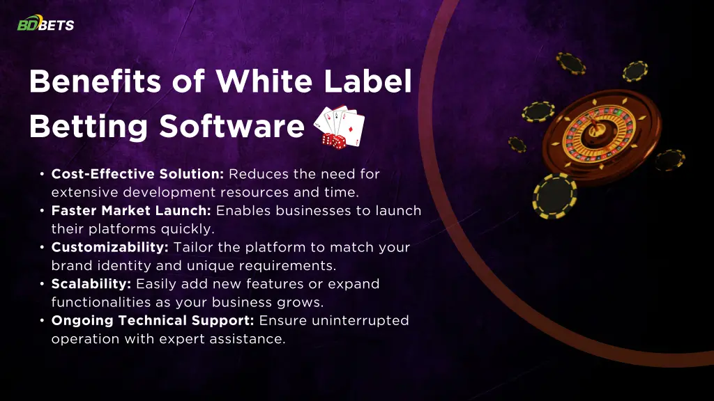 benefits of white label betting software