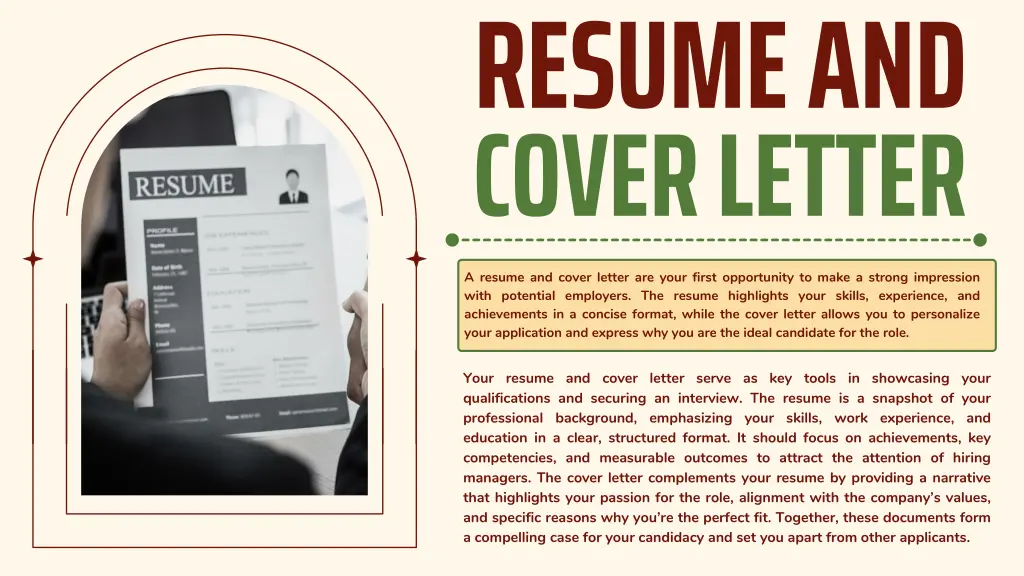 resume and cover letter a resume and cover letter